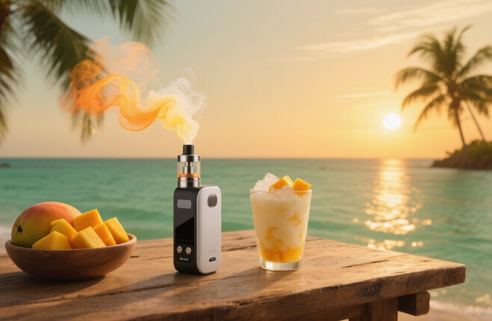 A Magia Refrescante do E-L&iacute;quido de Manga Smoothie: Uma Viagem Tropical no seu Vape