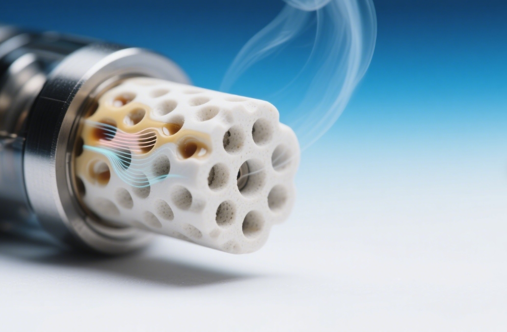 Como os N&uacute;cleos de Cer&acirc;mica Porosa Melhoram a Efici&ecirc;ncia de Absor&ccedil;&atilde;o de E-l&iacute;quido em Cigarros Eletr&ocirc;nicos