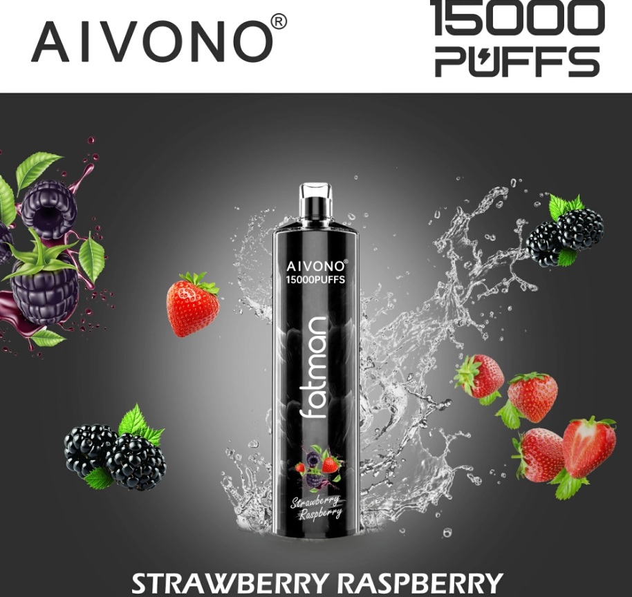 Aivono FATMAN 15000 Puffs Vape - Framboesa Morango: A Revolu&ccedil;&atilde;o do Sabor no Mercado Brasileiro de Vapes em 2025