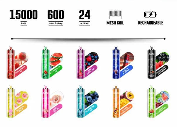 Aivono FATMAN 15000 Puffs Vape - Framboesa Morango: A Revolu&ccedil;&atilde;o do Sabor no Mercado Brasileiro de Vapes em 2025