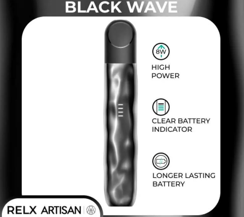 RELX Metal Artisan - Onda Negra: A Redefini&ccedil;&atilde;o do Luxo e Performance no Vaping Brasileiro em 2025