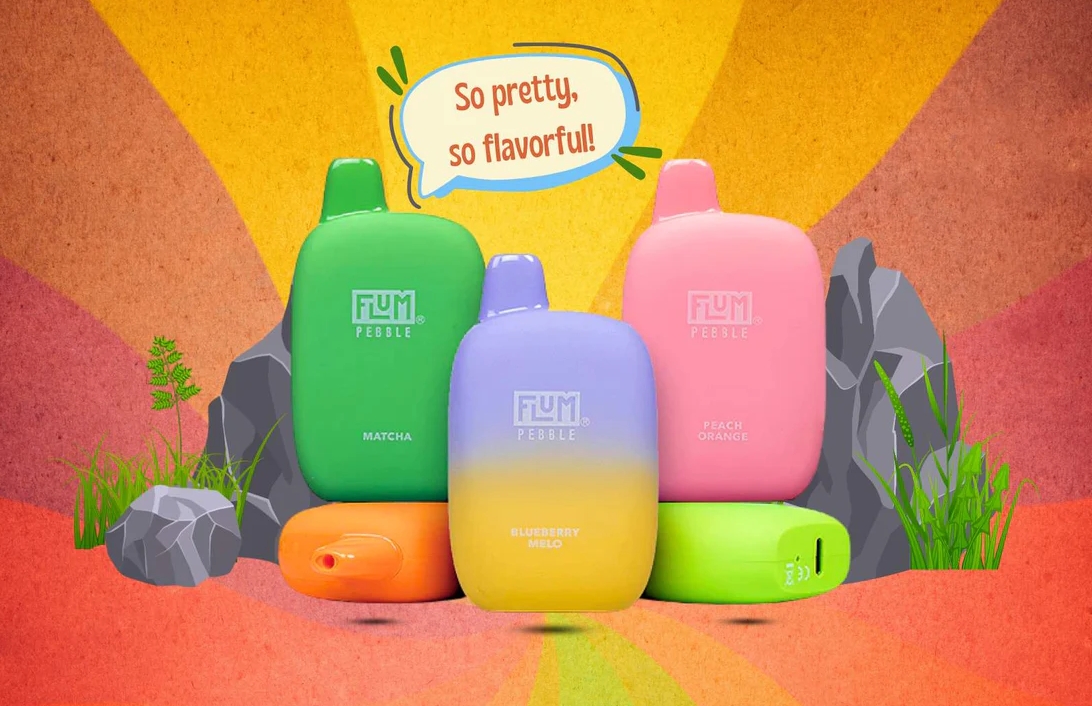 FLUM PEBBLE 6000 Puffs Vape &ndash; O Vape de Mel&atilde;o e Mirtilo que Conquista Portugal